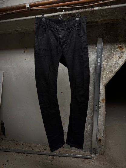 Boris Bidjan Saberi AW24 ‘P13 TF F1939’ Black Light Vinyl Coated Denim