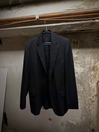 A.F.Vandevorst Early 00s Classic Notched Lapel Single Button Blazer