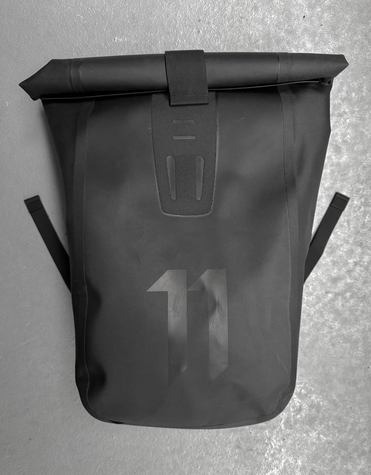 11 by Boris Bidjan Saberi x Ortlieb Black Nylon Velocity Back Pack