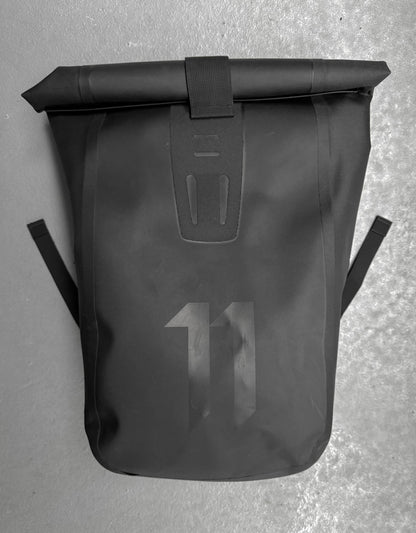 11 by Boris Bidjan Saberi x Ortlieb Black Nylon Velocity Back Pack