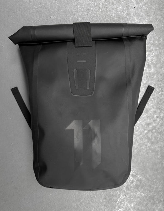 11 by Boris Bidjan Saberi x Ortlieb Black Nylon Velocity Back Pack