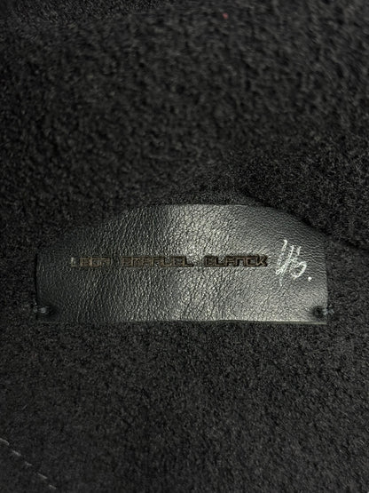 LEON EMANUEL BLANCK 'DIS-M-SJ/02' Virgin Wool Overlock Distortion Strait Jacket detail | DRIEW GARMENTS