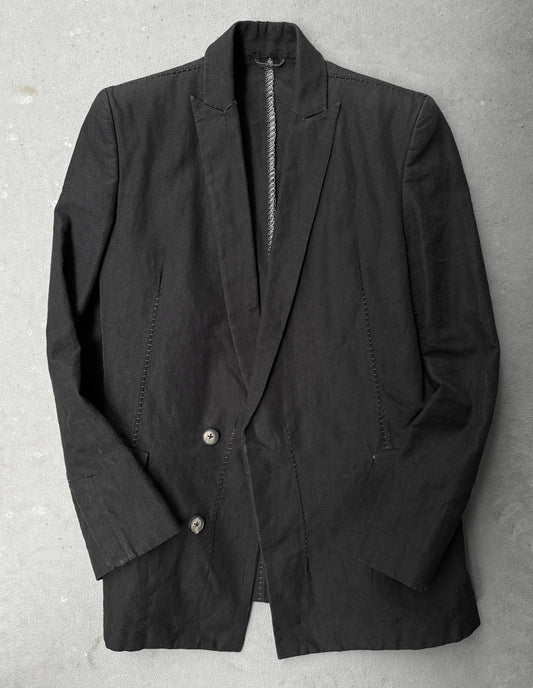 Leopold Bossert SS17 Overlock Stitch Classic Suit Jacket