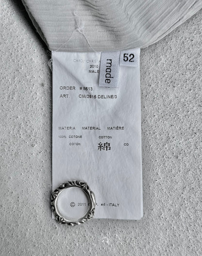 Carol Christian Poell 2010 ‘CM/2615 DELINE/3’ Textured Cotton Button-up Shirt