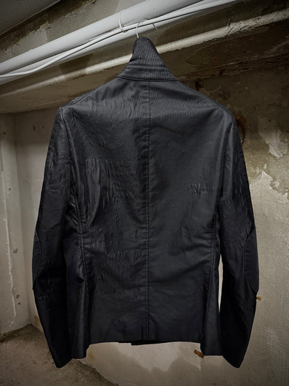 Carol Christian Poell AW96-97 Bubble Effect Zip-Up Work Jacket detail | DRIEW GARMENTS