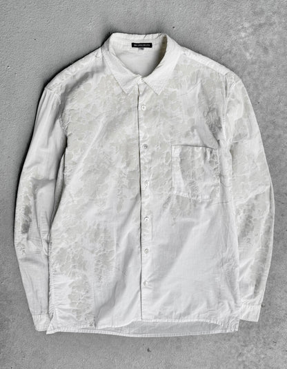 Ann Demeulemeester SS14 Floral Flock Button-up Shirt