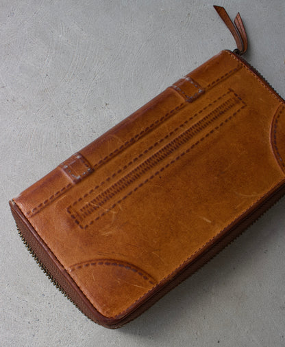Mihara Yasuhiro Early 00s “Invisible 2” Cowhide Leather Long Wallet