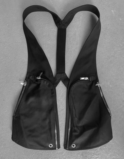 Rick Owens AW23 "LUXOR" Nylon Bauhaus Vest Bag