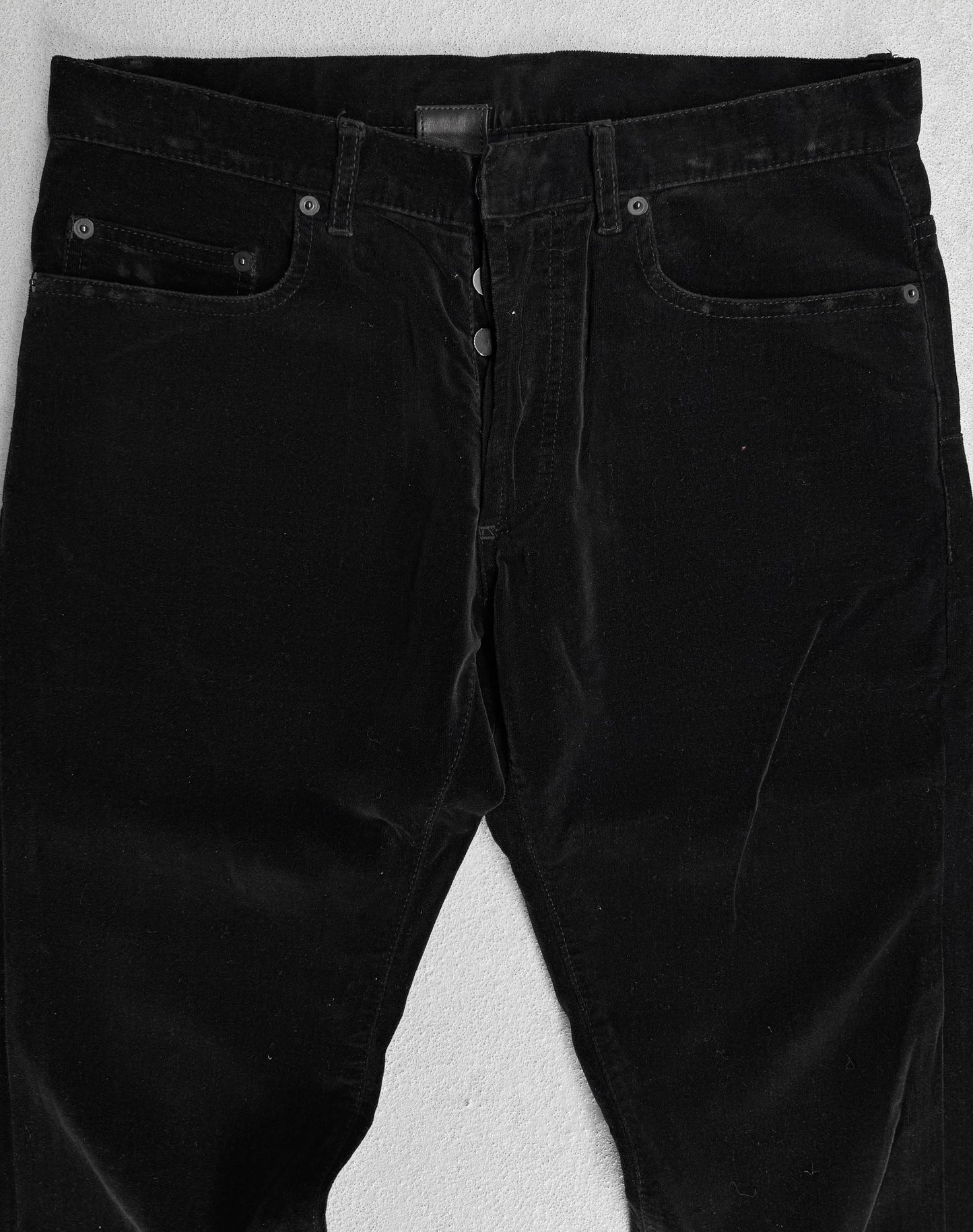 DIOR HOMME by Hedi Slimane AW05 “In the Morning” Velvet Skinny Bootcut Pants