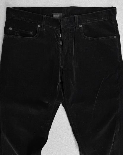 DIOR HOMME by Hedi Slimane AW05 “In the Morning” Velvet Skinny Bootcut Pants