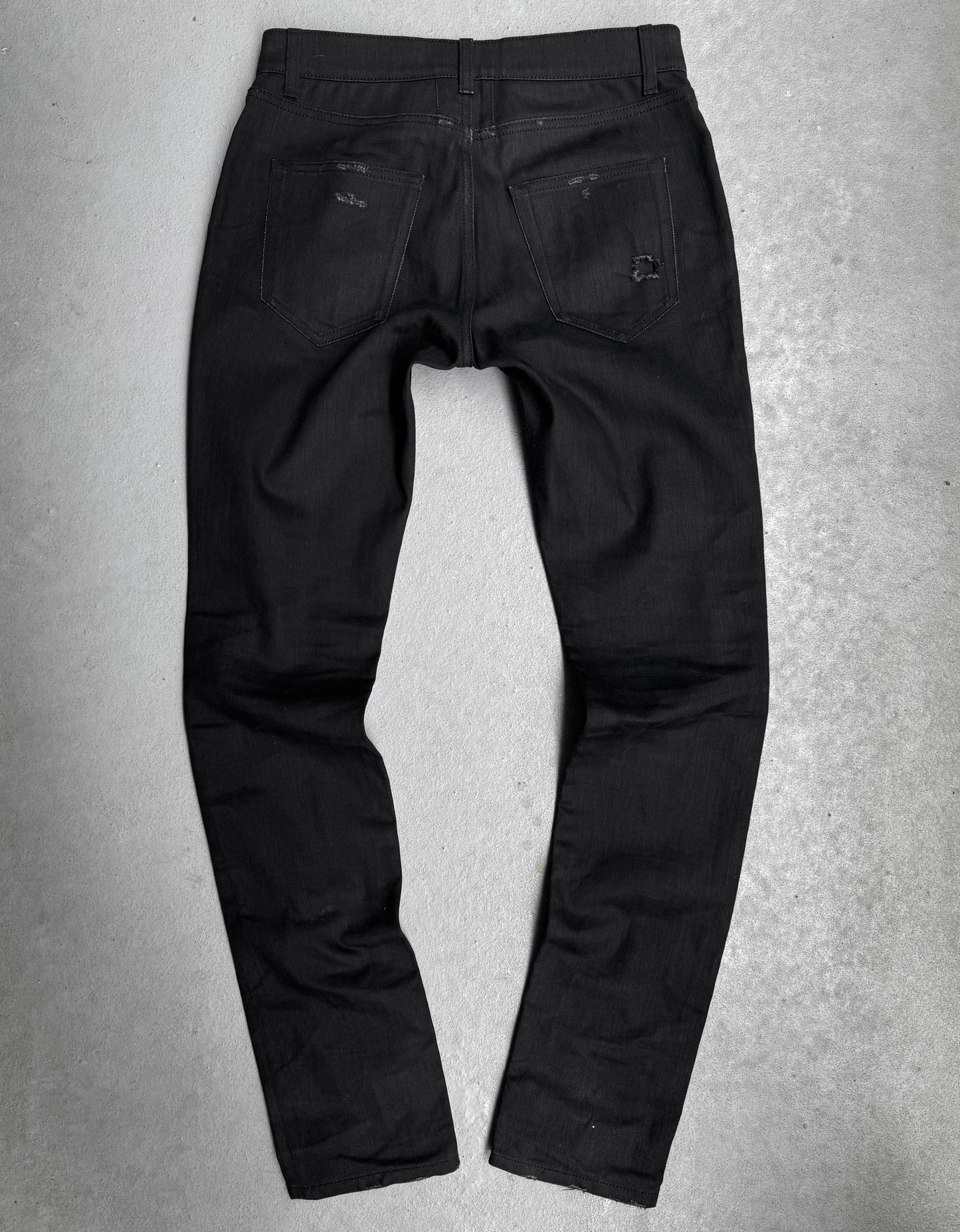 Saint Laurent Paris AW16 Distressed Crash Skinny Denim