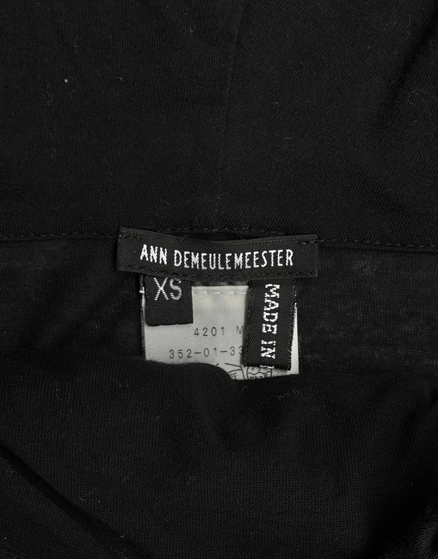 Ann Demeulemeester Early 00s Layered Hood Pullover