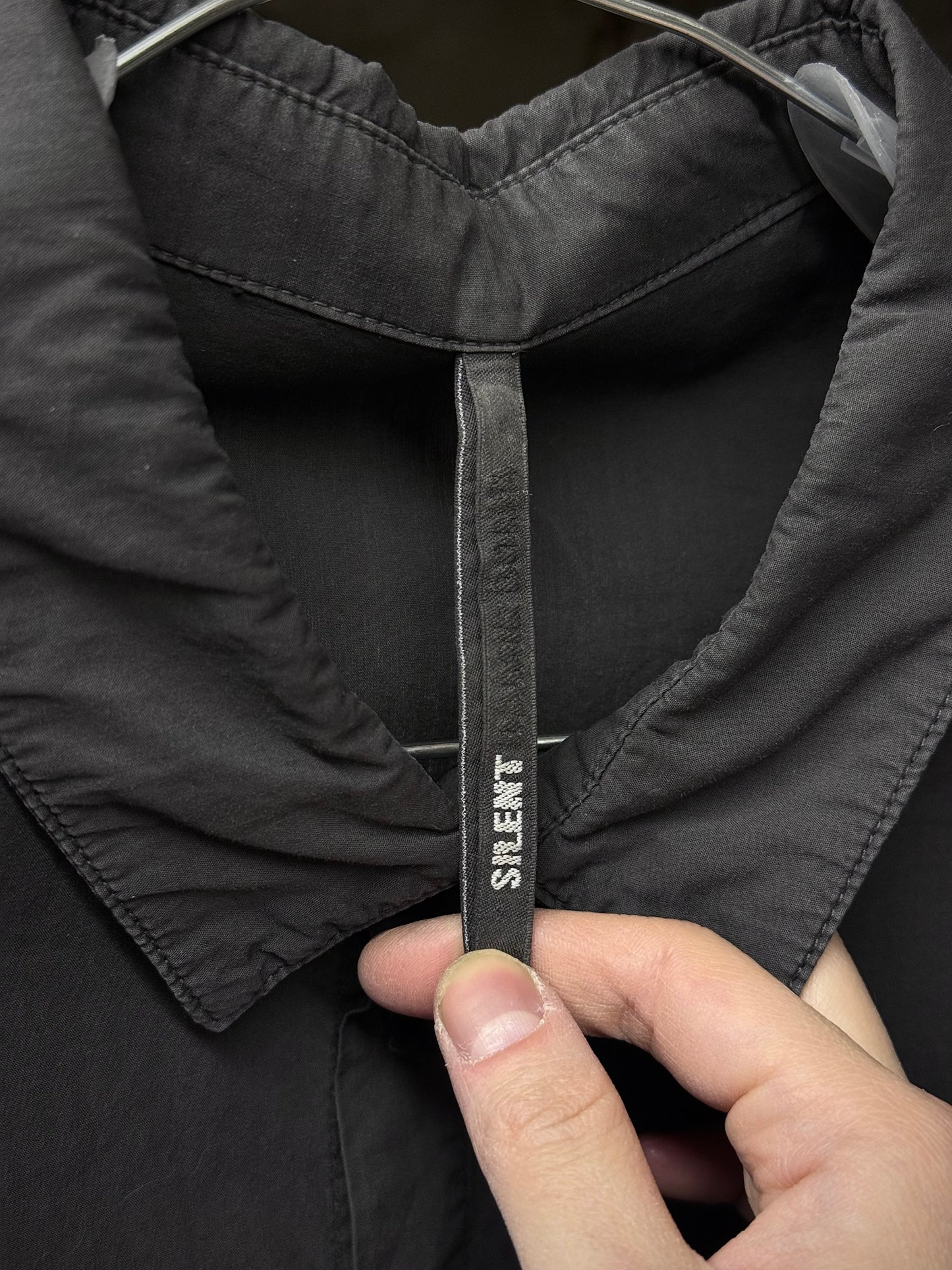 SILENT by DAMIR DOMA 2010s Dust Grey Classic Button-up Shirt