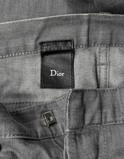DIOR HOMME by Hedi Slimane SS06 Grey Bootcut Denim
