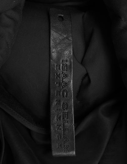 Isaac Sellam: "Experience" Overlock Calfskin Puffer Down Jacket