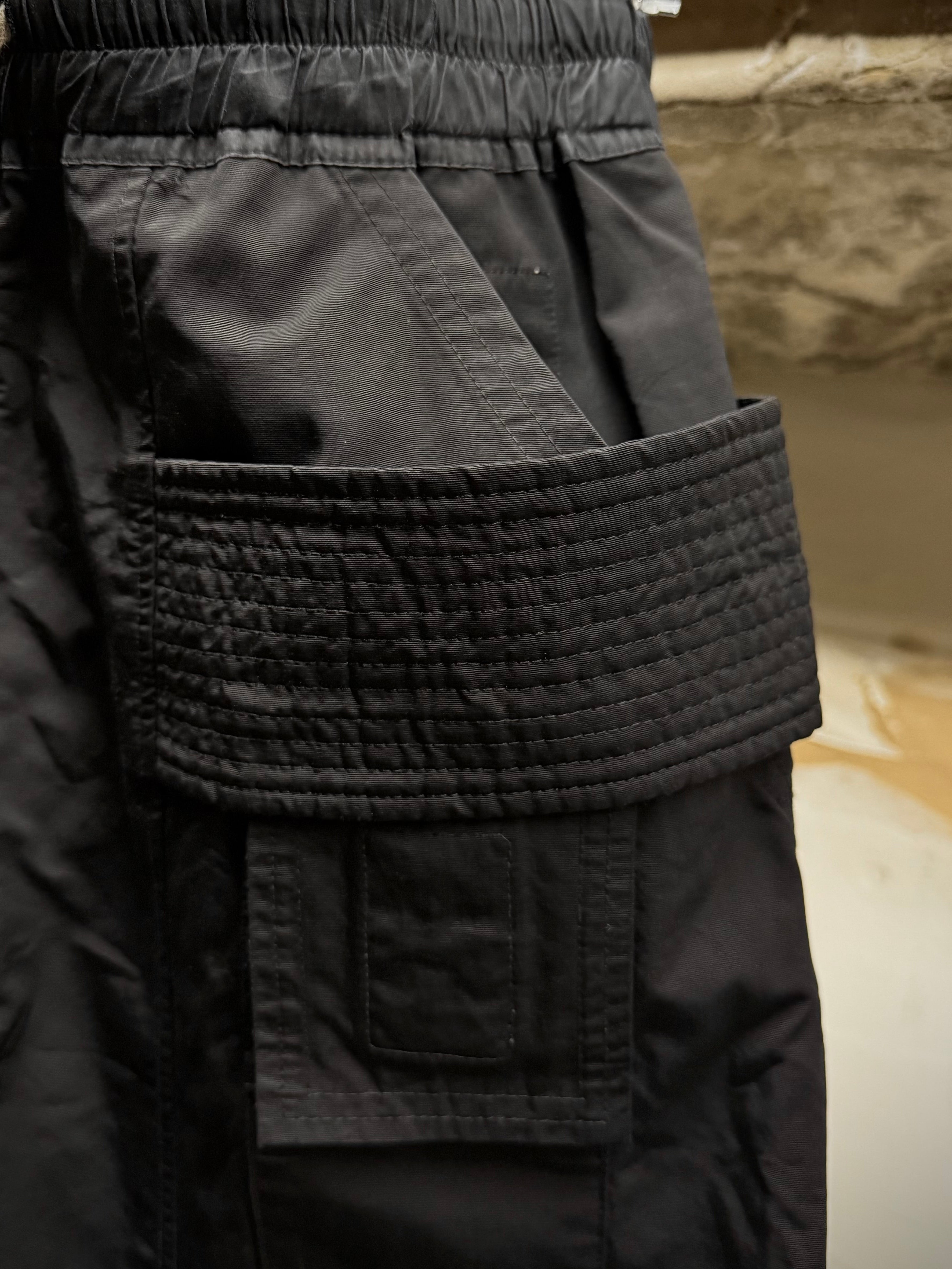 Rick Owens DRKSHDW SS17 Walrus Creatch Cargo Pants Black – DRIEW