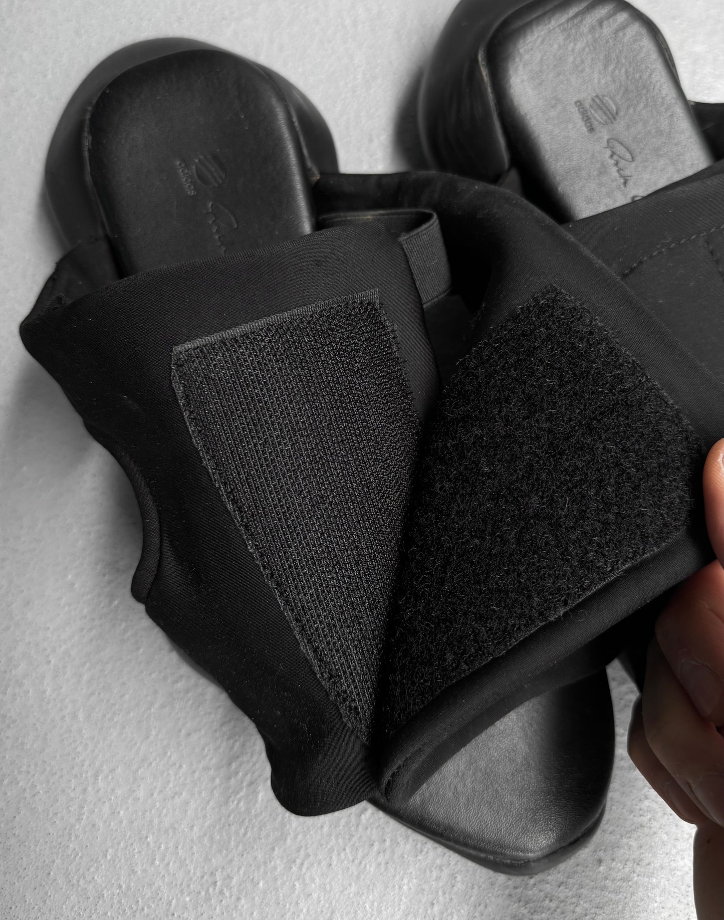 Rick Owens x adidas SS16 “CYCLOPS” Leather Velcro Slides