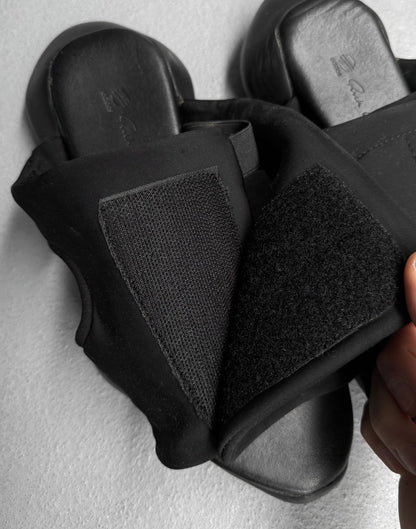 Rick Owens x adidas SS16 “CYCLOPS” Leather Velcro Slides