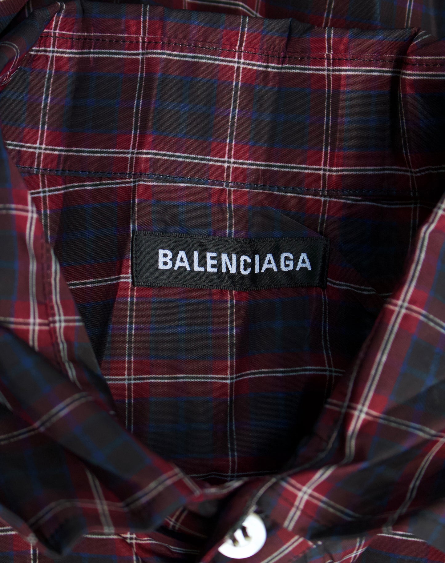 BALENCIAGA FW22 Creased-effect Nylon Shirt