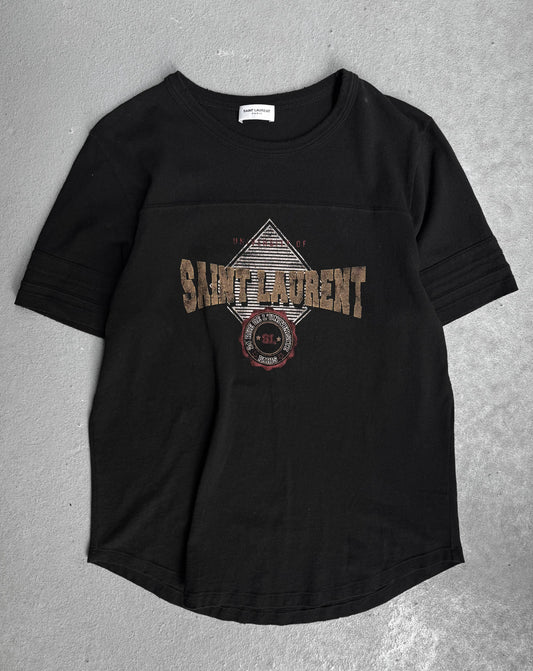 Saint Laurent Paris SS21 University Alumni Logo T-shirt