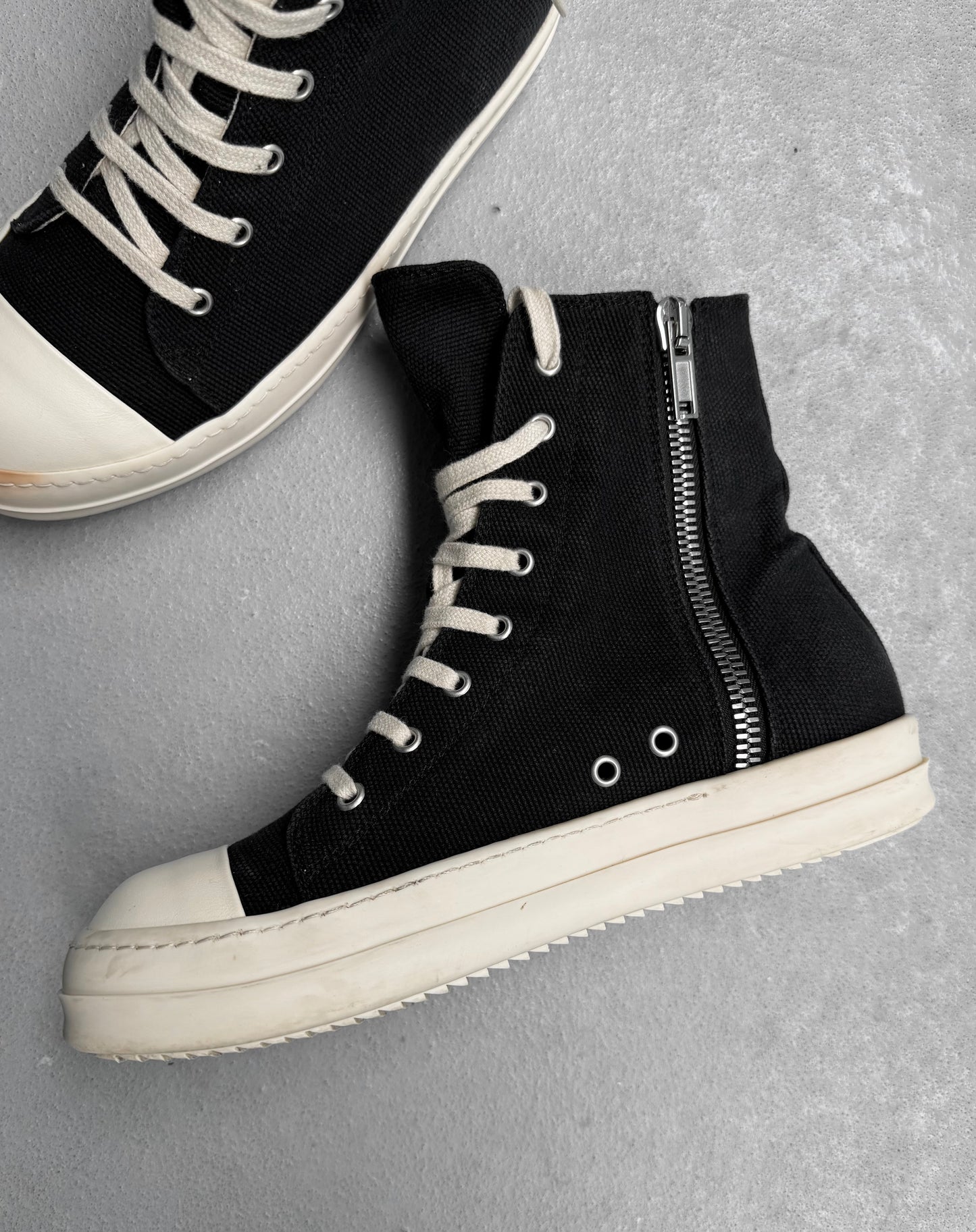 Rick Owens DRKSHDW AW15 “SPHINX” Canvas Ramones Sneakers