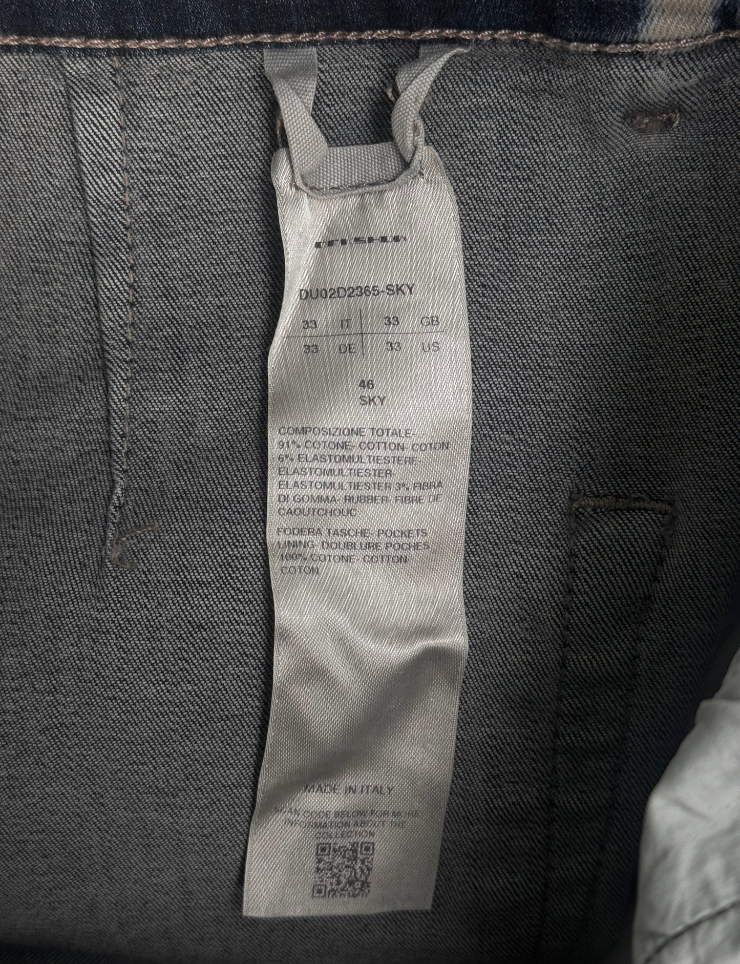 Rick Owens DRKSHDW AW24 "PORTERVILLE" SKY Bolans Bootcut Denim