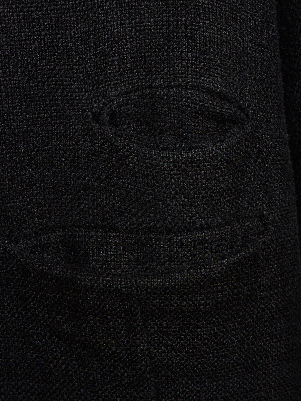 Aleksandr Manamïs 2010s Charcoal Grey Raw Silk Frayed Hem Coat