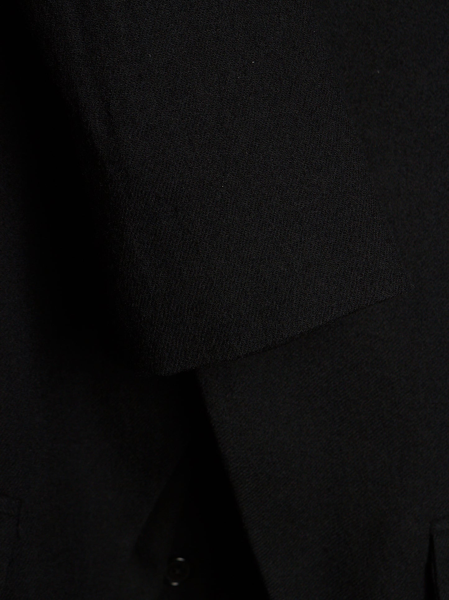 Ann Demeulemeester 2010s Black Virgin Wool Hooded Blazer