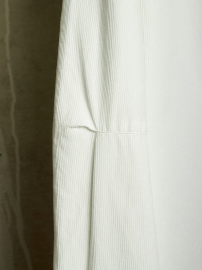 Ann Demeulemeester 2010s White Elongated Sleeve Striped Tailored Shirt