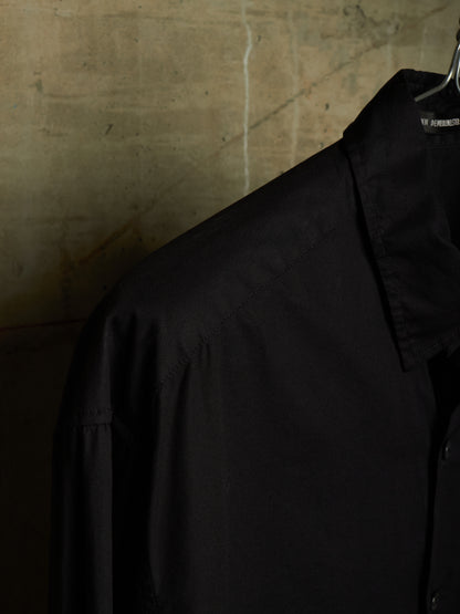 Ann Demeulemeester AW22 Black 'Elisabeth' Long High Comfort Shirt