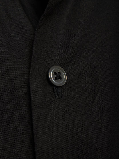 Ann Demeulemeester AW22 Black 'Elisabeth' Long High Comfort Shirt