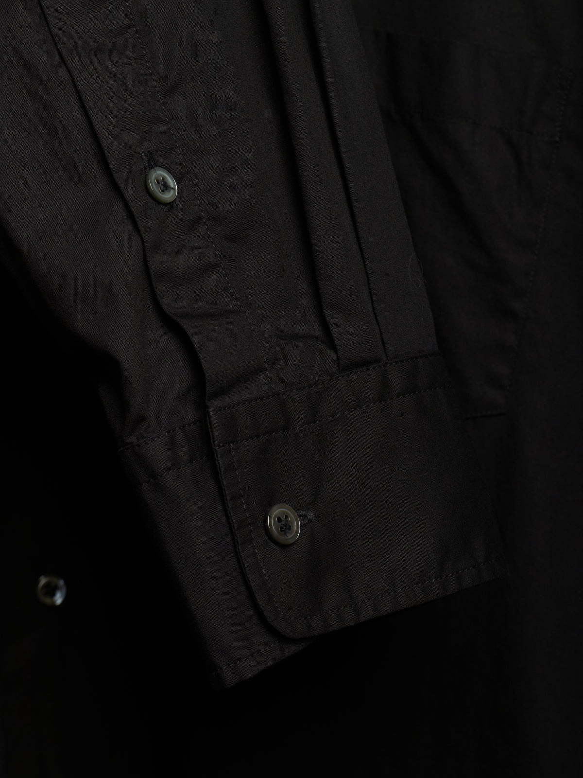 Ann Demeulemeester AW22 Black 'Elisabeth' Long High Comfort Shirt