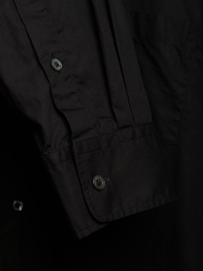 Ann Demeulemeester AW22 Black 'Elisabeth' Long High Comfort Shirt