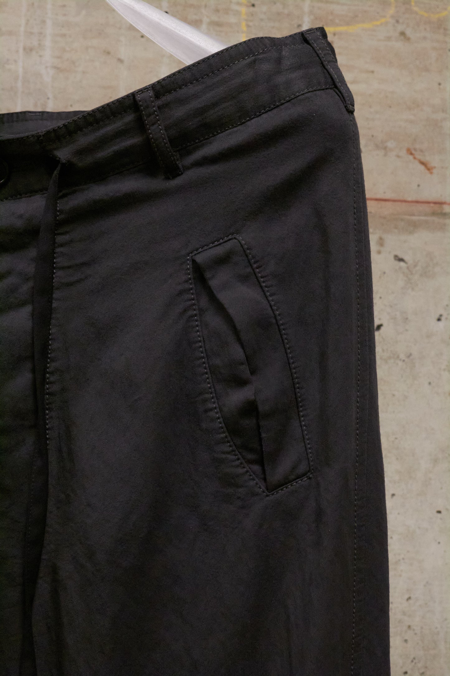 Ann Demeulemeester Early 00s Drawstring Cropped Riding Pants
