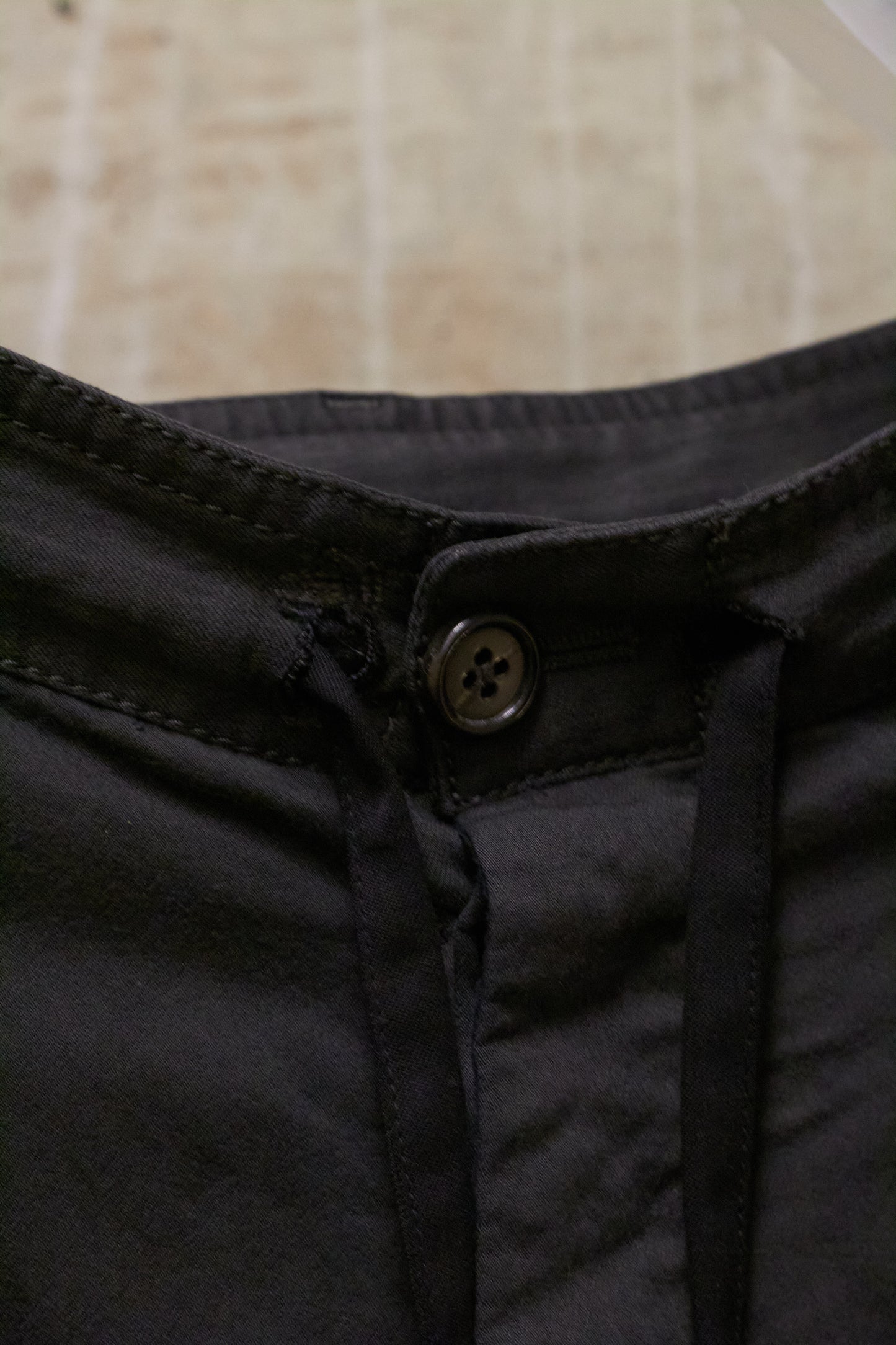 Ann Demeulemeester Early 00s Drawstring Cropped Riding Pants