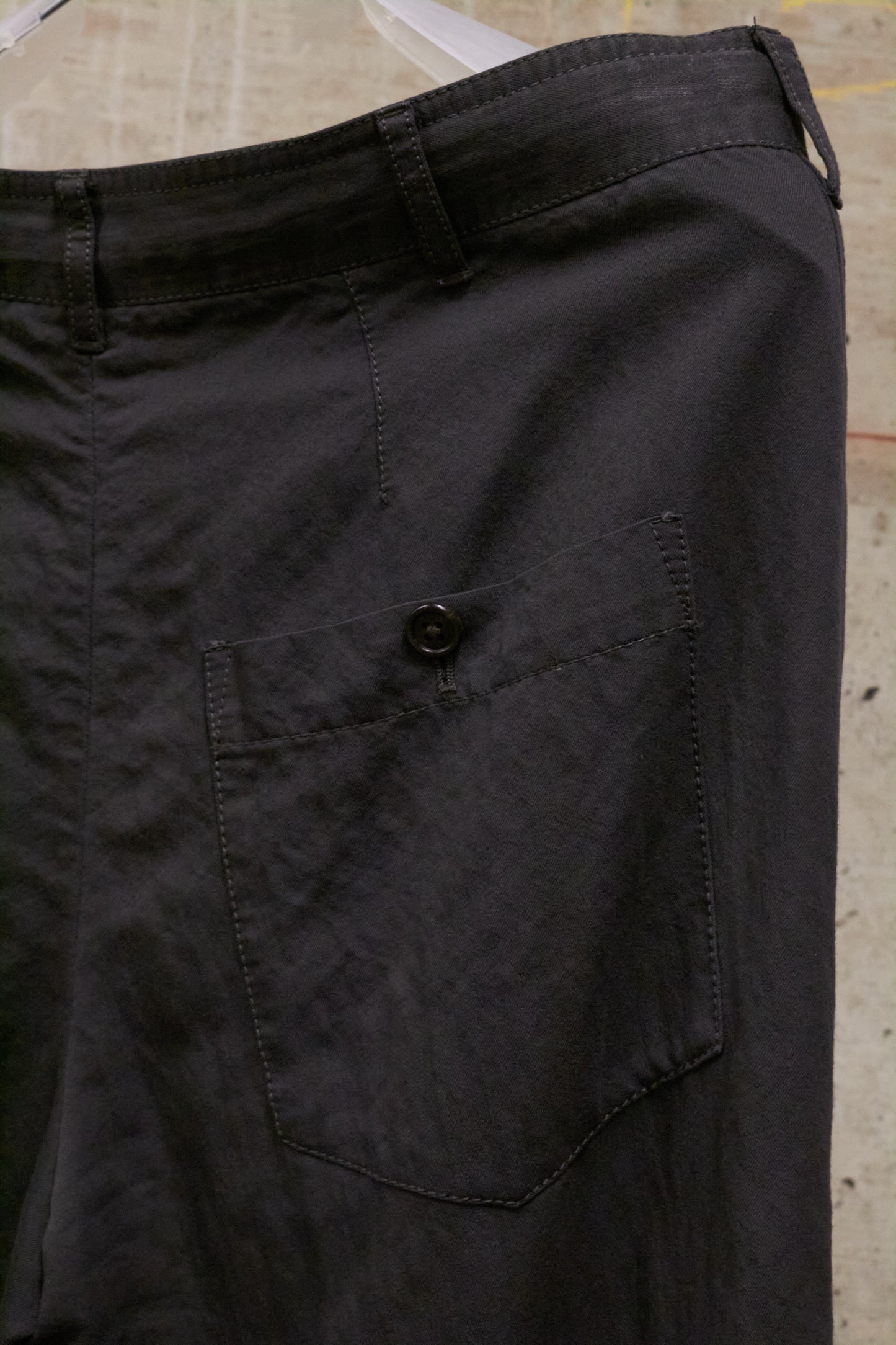 Ann Demeulemeester Early 00s Drawstring Cropped Riding Pants