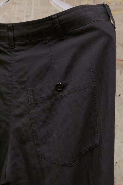 Ann Demeulemeester Early 00s Drawstring Cropped Riding Pants
