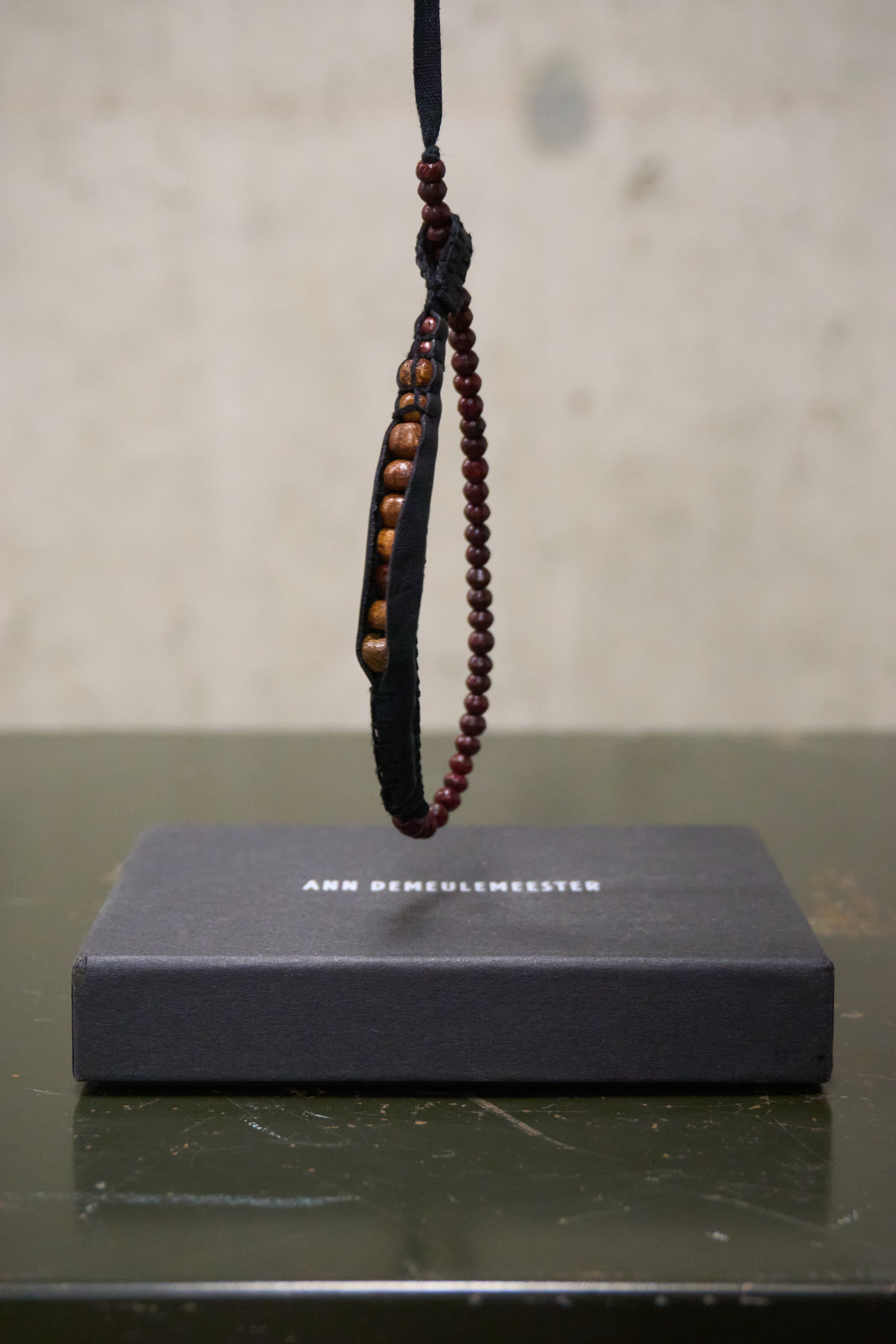 Ann Demeulemeester SS09 Calf Leather Bean Bracelet | DRIEW