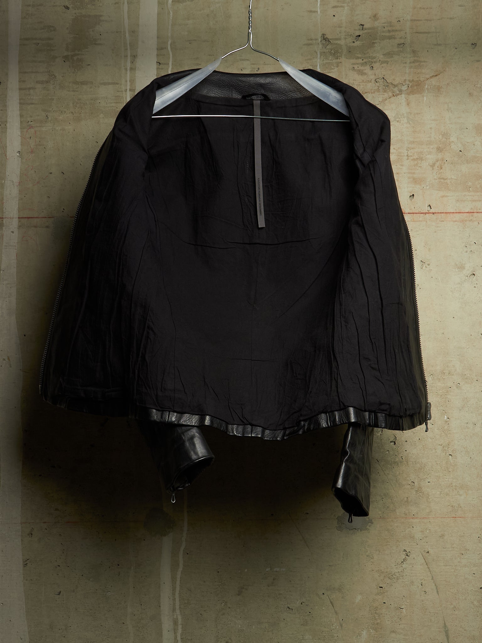Attachment by Kazuyuki Kumagai Leather Rider Jacket | DRIEW