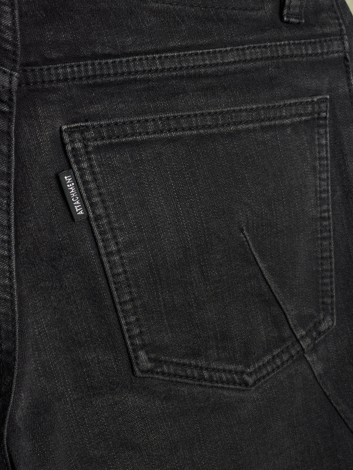 ATTACHMENT by Kazuyuki Kumagai 00s Grey J-Cut Skinny Denim