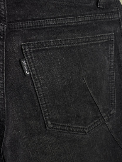 ATTACHMENT by Kazuyuki Kumagai 00s Grey J-Cut Skinny Denim