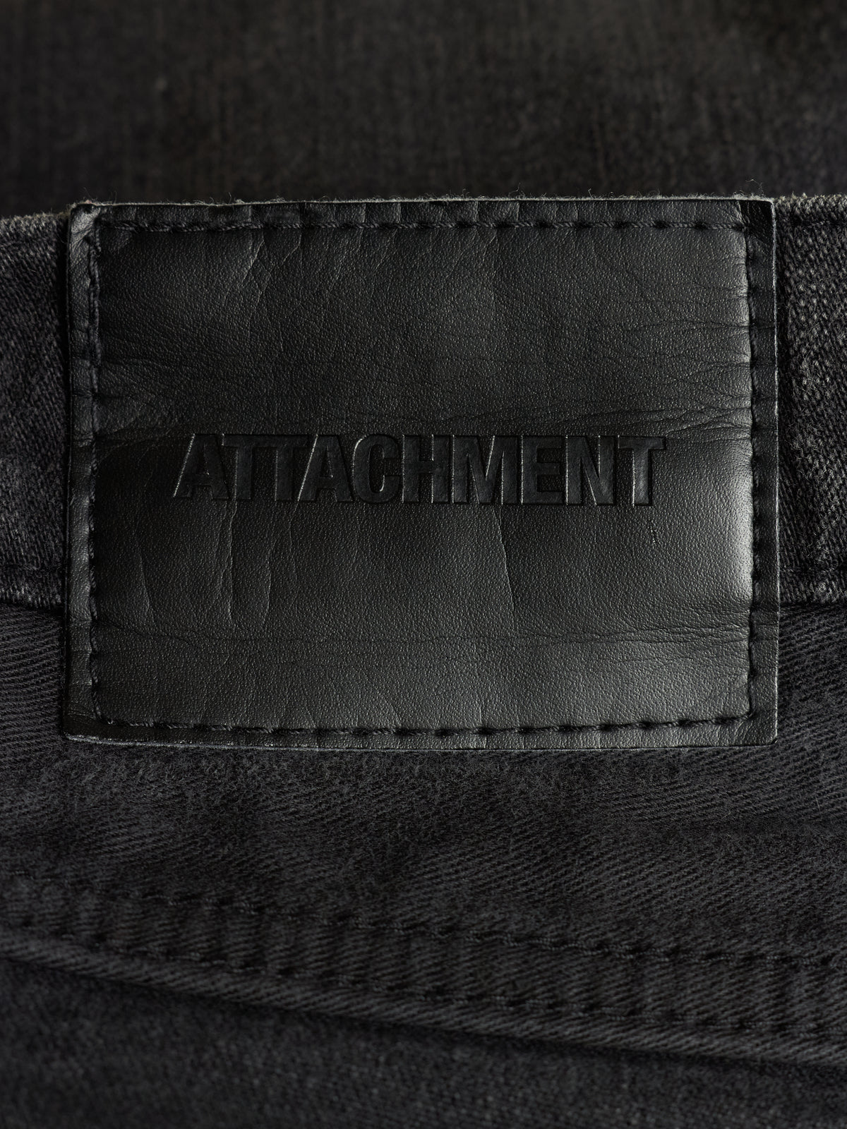 ATTACHMENT by Kazuyuki Kumagai 00s Grey J-Cut Skinny Denim