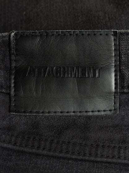 ATTACHMENT by Kazuyuki Kumagai 00s Grey J-Cut Skinny Denim