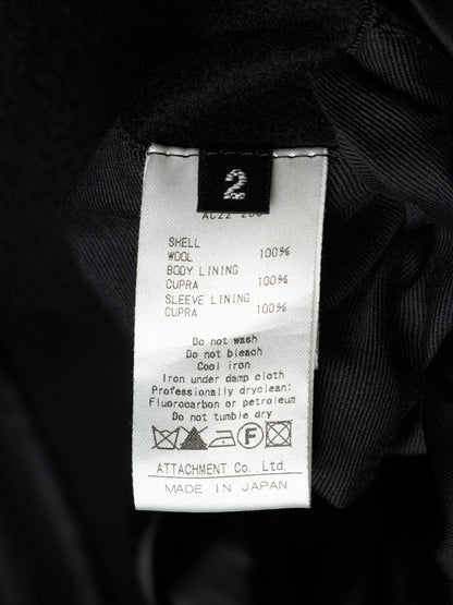 ATTACHMENT by Kazuyuki Kumagai 'AC22-208' Classic Wool Coat