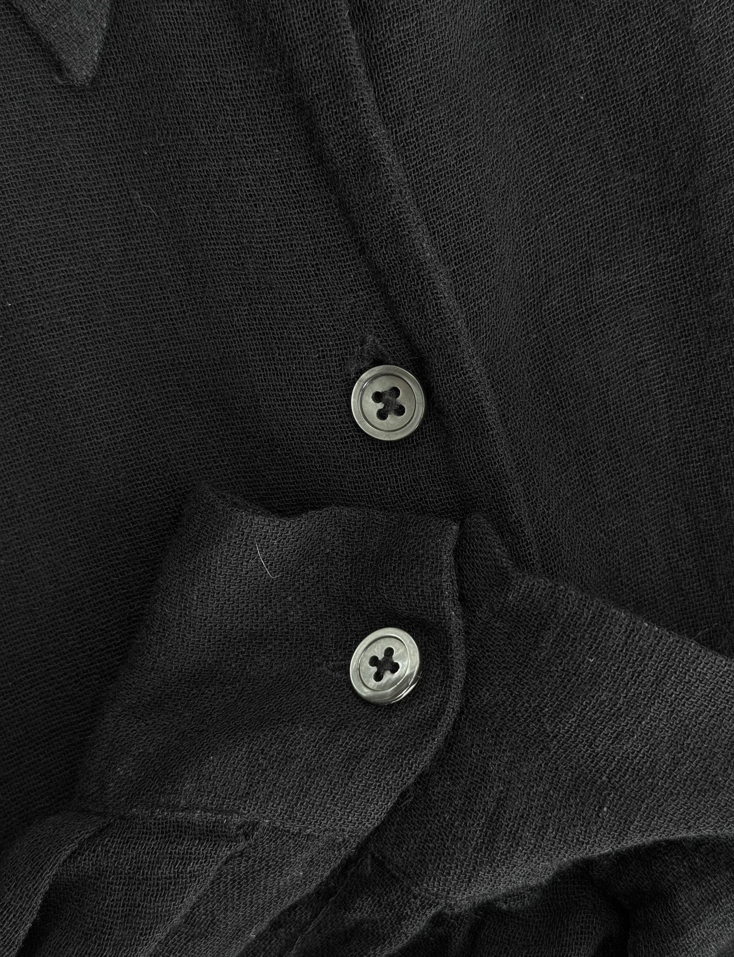 Ann Demeulemeester Early 00s Sheer Asymmetric Shirt