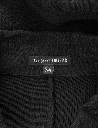 Ann Demeulemeester Early 00s Sheer Asymmetric Shirt