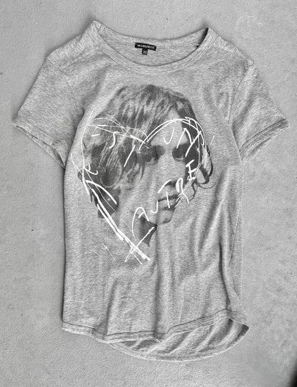 Ann Demeulemeester SS05 Asymmetric Portrait T-shirt