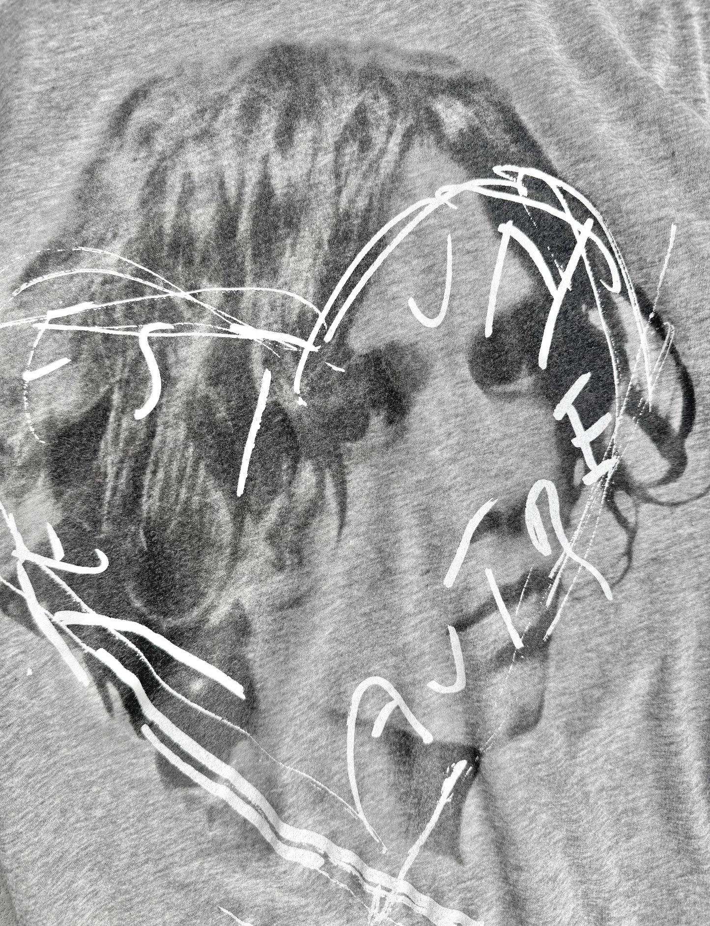 Ann Demeulemeester SS05 Asymmetric Portrait T-shirt