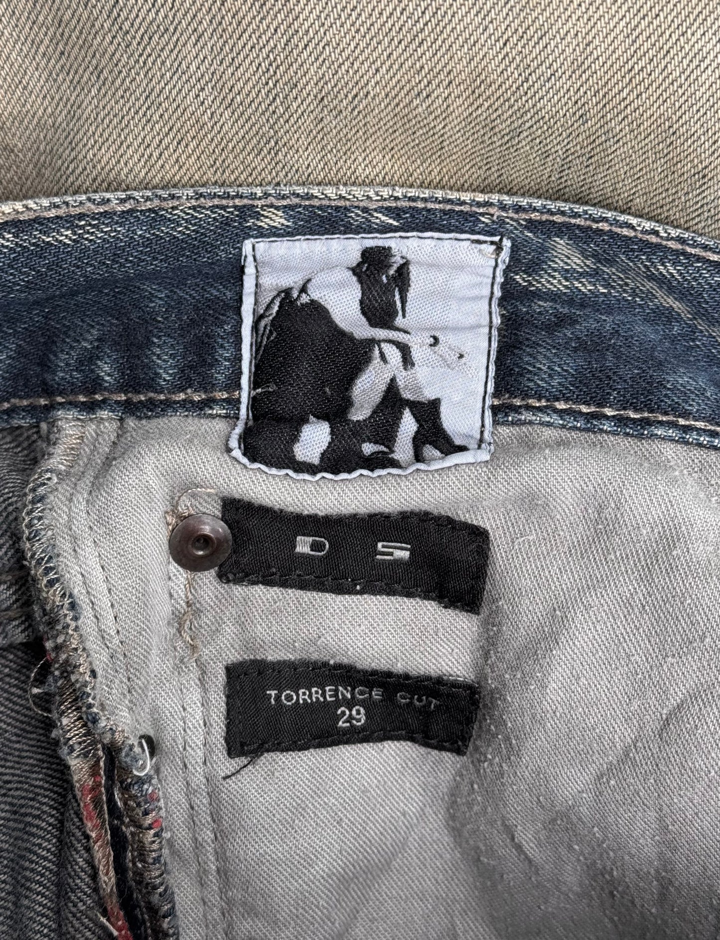 Rick Owens DRKSHDW AW10 “GLEAM” Mineral Wash ‘Torrence Cut’ Selvedge Denim