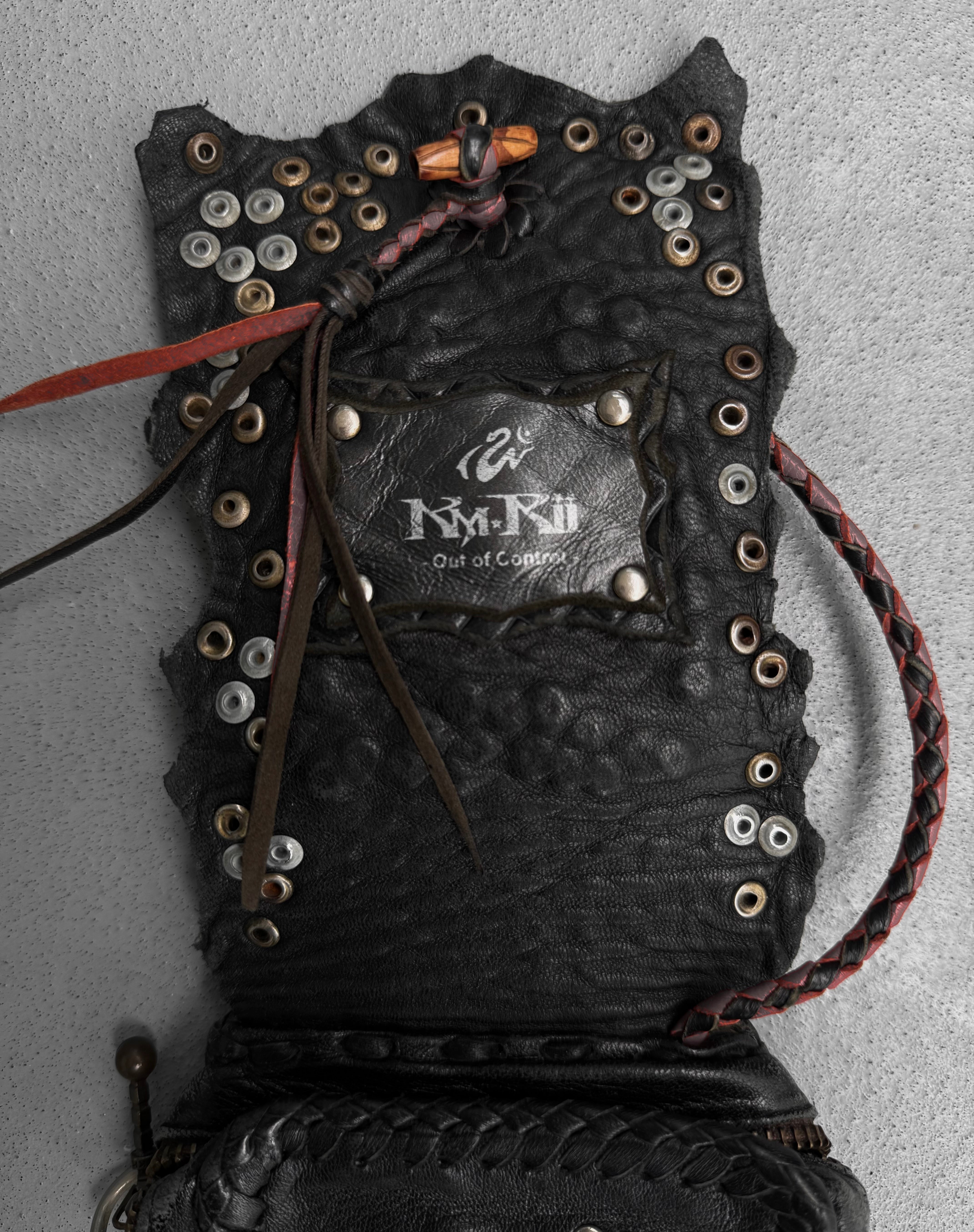 KMRii Early 00s Custom 'Dragon Eye' Leather Zip Pouch – DRIEW